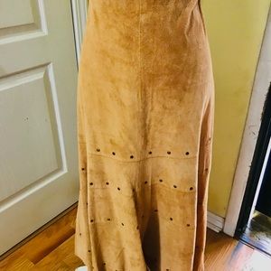 100% suede skirt